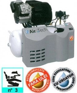 Компресор Безмасляний медичний AIR-TECH 50/254 ES FIAC (на 3 установки) від компанії Магазин інструменту та обладнання "Викрутки" - фото 1