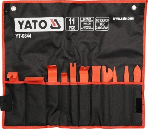 Набір для знімачів панелей облицювання YATO YT-0844 (Польща) від компанії Магазин інструменту та обладнання "Викрутки" - фото 1