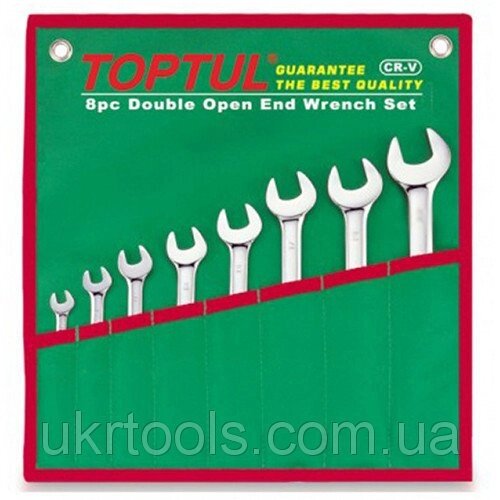 Набір ключів комбінованих 8 шт. 10-19 Toptul GAAA0804 (Тайвань) від компанії Магазин інструменту та обладнання "Викрутки" - фото 1