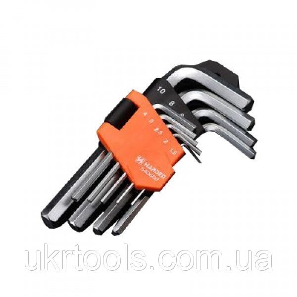 Набір шестигранних ключів Hex 9 од. Harden Tools 540602 від компанії Магазин інструменту та обладнання "Викрутки" - фото 1