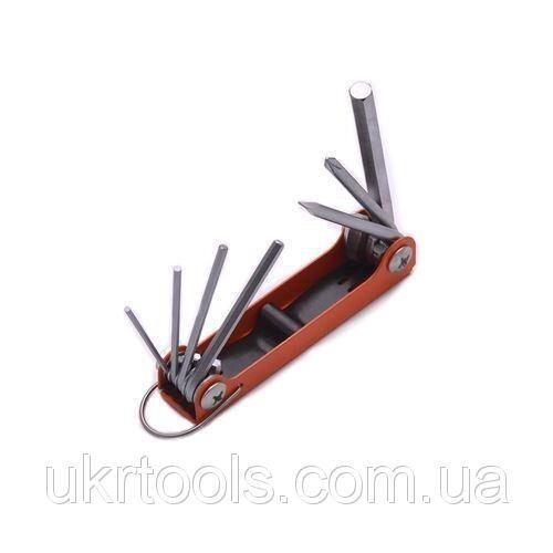 Набір шестигранників та викруток в ключниці 7 в 1 Harden Tools 540610 від компанії Магазин інструменту та обладнання "Викрутки" - фото 1