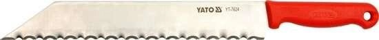 Ніж для різання будівельної ізоляції 480 мм YATO YT-7624 (Польща) від компанії Магазин інструменту та обладнання "Викрутки" - фото 1
