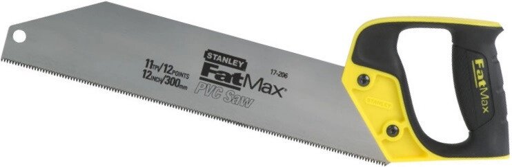 Ножівка для ПВХ STANLEY 2-17-206 (США, Франція) від компанії Магазин інструменту та обладнання "Викрутки" - фото 1