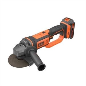 Акумуляторна кутова шліфмашина LI-ION 18 BLACK+DECKER BCG720M1-QW