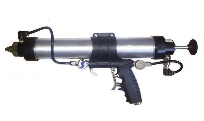 Пистолет для герметика 3 в 1 пневматический Air Pro CG2033M-13 (Тайвань) від компанії Магазин інструменту та обладнання "Викрутки" - фото 1