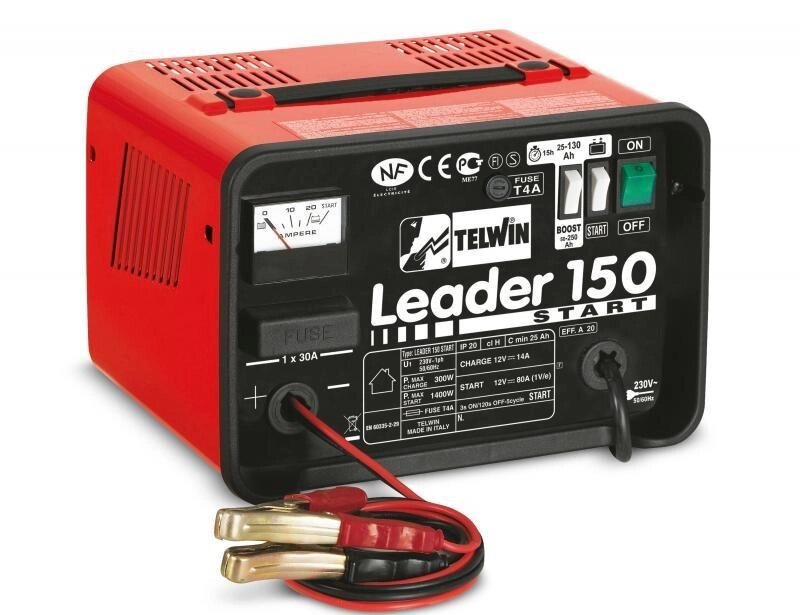 Пуско-зарядний пристрій Leader 150 Start Telwin 807538 (Італія) від компанії Магазин інструменту та обладнання "Викрутки" - фото 1