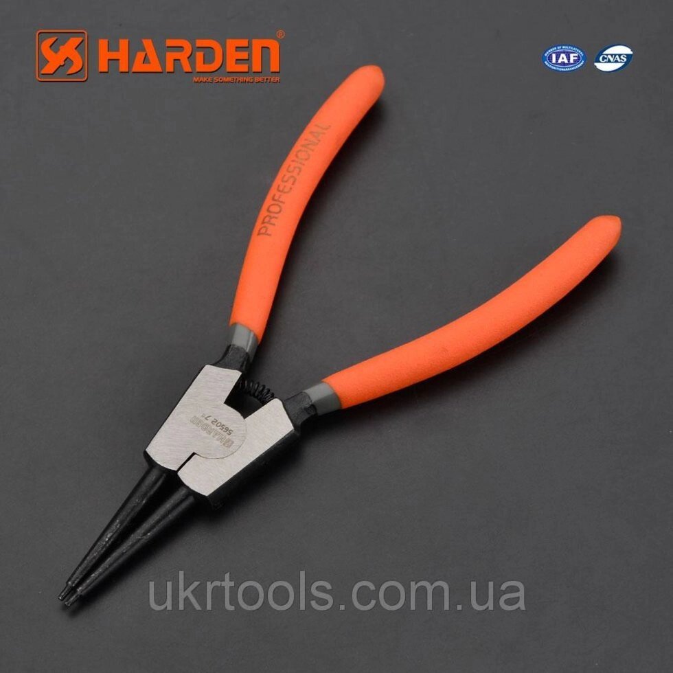 Щипці для стопорних кілець 9" на розжим Harden Tools 560505 від компанії Магазин інструменту та обладнання "Викрутки" - фото 1