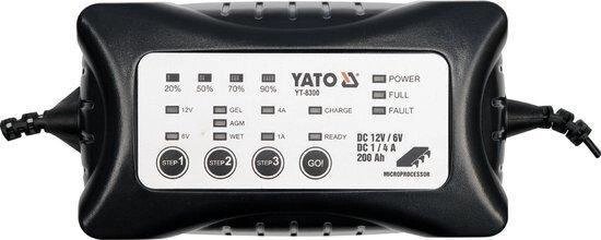 Зарядний пристрій 6/12 В YATO YT-8300 (Польща) від компанії Магазин інструменту та обладнання "Викрутки" - фото 1
