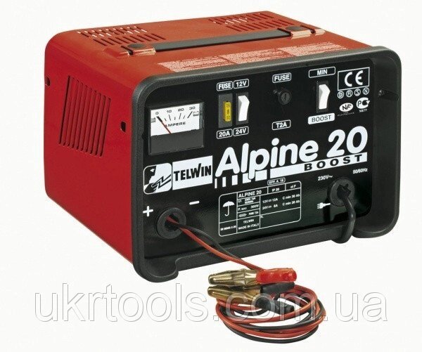 Зарядний пристрій Alpine 20 Boost Telwin 807546 (Італія) від компанії Магазин інструменту та обладнання "Викрутки" - фото 1