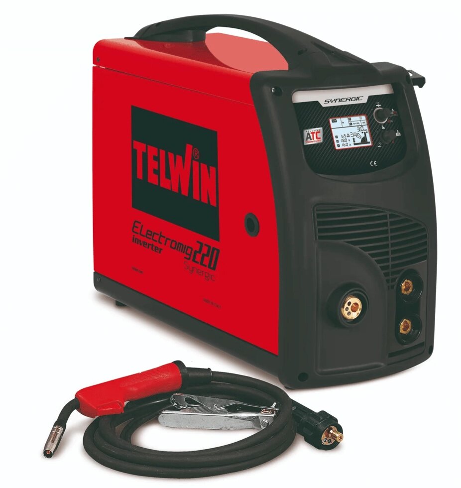 Зварювальний інвертор ELECTROMIG 220 SYNERGIC 400V Telwin 816059 (Італія) від компанії Магазин інструменту та обладнання "Викрутки" - фото 1