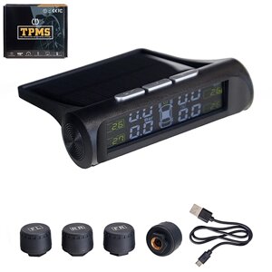 TPMS Бездротова система контролю тиску в шинах з панеллю на сонячній батареї