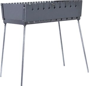 Мангал Валіза: Валіза 3 мм 10 шампурів дворівнева