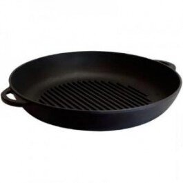 Сковорода-гриль чавунна 260*40 мм «Ситон»