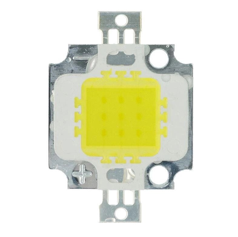 Надяскравий світлодіод led 10 W 9-12v білий нейтральний 6000 K від компанії Кратус - фото 1