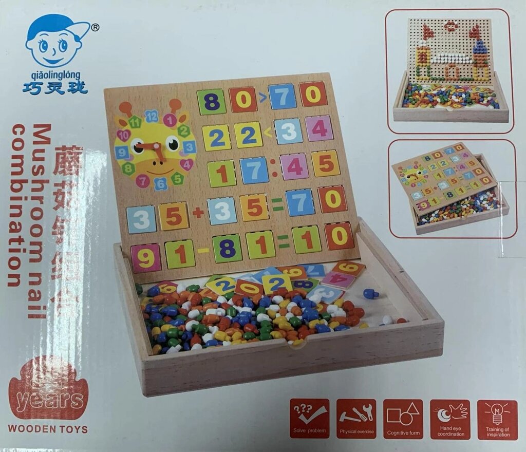 Развиваючий набір «Весела арифметика» (B24514) від компанії Кратус - фото 1