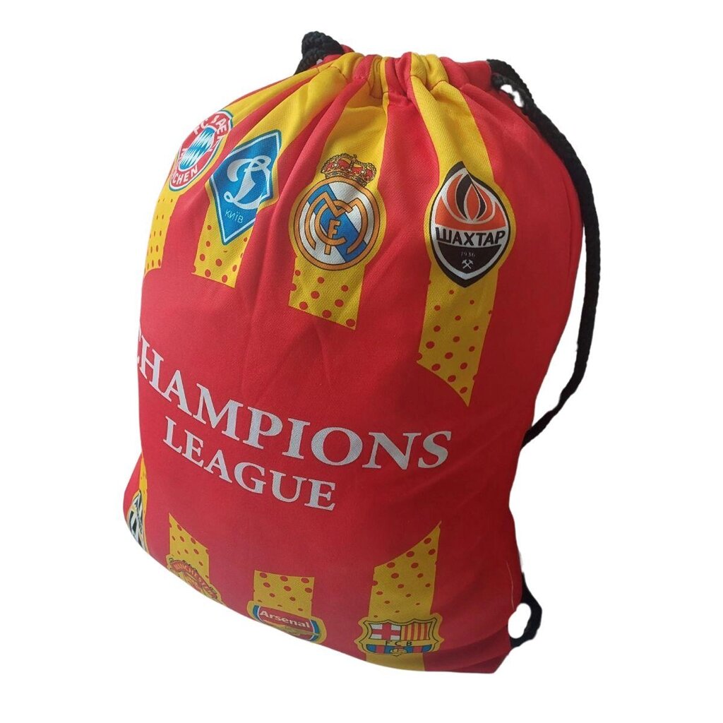 Спортивна сумка-рукзак,мішок для фізкультури - Ліга Чемпіонів від компанії Кратус - фото 1