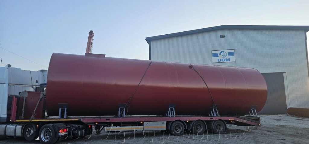 Резервуари 100м3 для зберігання води та меляси | Замовити, ціна від виробника від компанії ТОВ "УкрГідроМонтаж" - фото 1