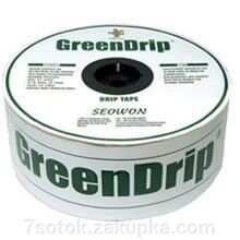 Капельная лента Seowon "Green Drip", 16ммх6MIL, капельницы через 30см, бухта 1400м. - фото Капельная лента Seowon "Green Drip", 16ммх6MIL, капельницы через 30см, бухта 1400м. от компании Агроволокно купить | Торфяные горшочки купить | Удобрения — 7 СОТОК - фото