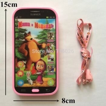 Дитяча іграшка Інтерактивний Телефон 3D Маша і ведмідь від компанії Інтернет-магазин «Світ подарунків» - фото 1