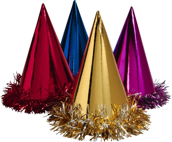 Ковпак карнавальний святковий, кольору асорті від компанії Інтернет-магазин «Світ подарунків» - фото 1