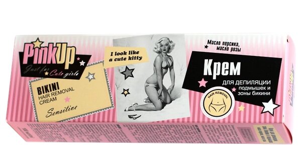 Крем для депіляції тіла 100% видалення волосся "Pink Up" від компанії Інтернет-магазин «Світ подарунків» - фото 1