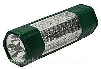 Ліхтарик світлодіодний, з встроеннийм акумулятором, з висувною вилкою для зарядки від компанії Інтернет-магазин «Світ подарунків» - фото 1