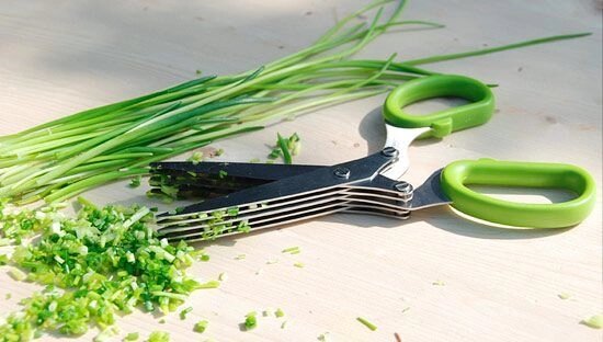 Ножиці кухонні для нарізки зелені від компанії Інтернет-магазин «Світ подарунків» - фото 1