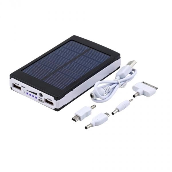 POWER BANK SOLAR 20000 портативний акумулятор з сонячною батареєю від компанії Інтернет-магазин «Світ подарунків» - фото 1