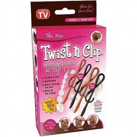 Шпилька для волосся Twist N Clip від компанії Інтернет-магазин «Світ подарунків» - фото 1