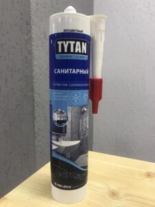 Tytan EURO-LINE Санітарний силікон 290 мл безкольоровій
