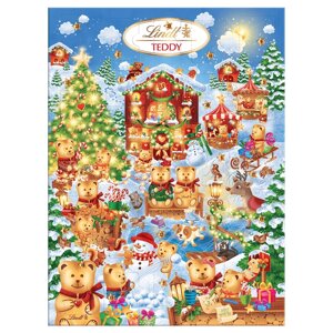 Адвент календар Lindt Teddy Winter Wonderland Chocolate Advent Calendar 170g
