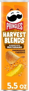 Чіпси Pringles Harvest Blends Farmhouse Cheddar Potato Chips 158g