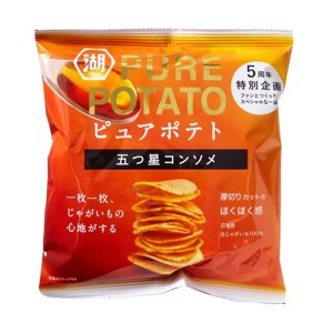 Чіпси Koikeya Pure Potato Chips Consommé52г