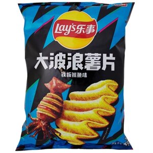 Чіпси Lay's Wavy Sizzling Grilled Squid (China) - 70g