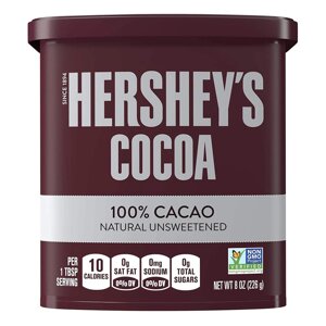 Какао hershey's Cocoa 100% Natural Несолодкий 226g