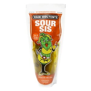 Кислий гострий огірок Van Holten's Pickles Sour Sis Pickle 140 g