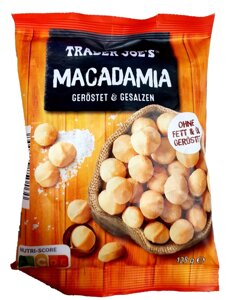 Горіхи макадамія від Trader Joe's цільні горіхи макадамія 125 g