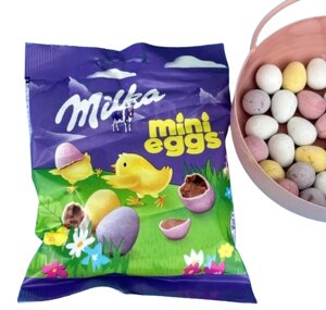 Великодні шоколадні міні-яйця Milka Mini Eggs, 31.6г