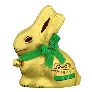 Великодній заєць Lindt Gold Bunny з лісовим горіхом, 100г