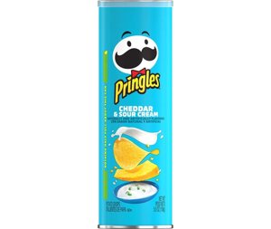 Pringles Cheddar&Sour cream 158g (Прим'ята упаковка)