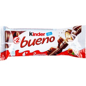 Шоколадний батончик Kinder Bueno лісовий горіх 43 g