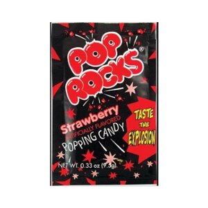 Вибухова Карамель Pop Rocks Strawberry 9.5 g