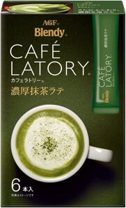 Японський чай у стіках AGF Blendy Cafe Latory Sticks Matcha Latte, 78 г