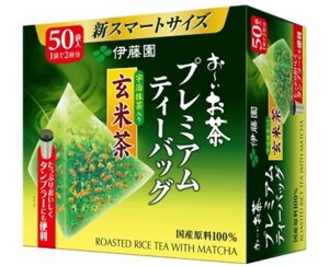 Зелений чай Itoen Premium Brown Rice Green Tea Tetra Bags, 115г