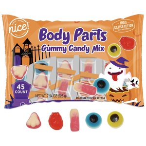Желейні цукерки Amos Halloween Gummy Candy Body Parts 225 g