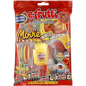 Желейні цукерки E. Frutti Gummies Movie Bag, 77г
