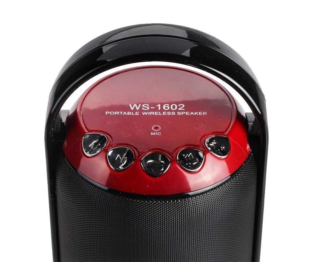Музична колонка з bluetooth WS-1602 (Блютуз колонка Portable wireless speaker - знижка