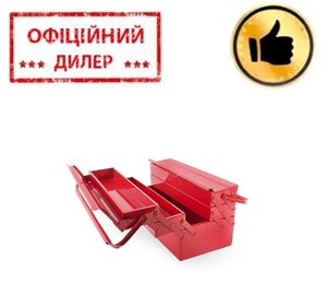 Ящик для інструментів металевий 450 мм, 5 секцій INTERTOOL HT-5045
