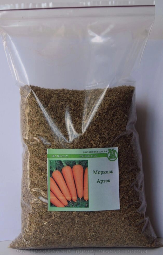 Морква, сорт Артек 500г від компанії ФГ "ПрофСемена" - фото 1