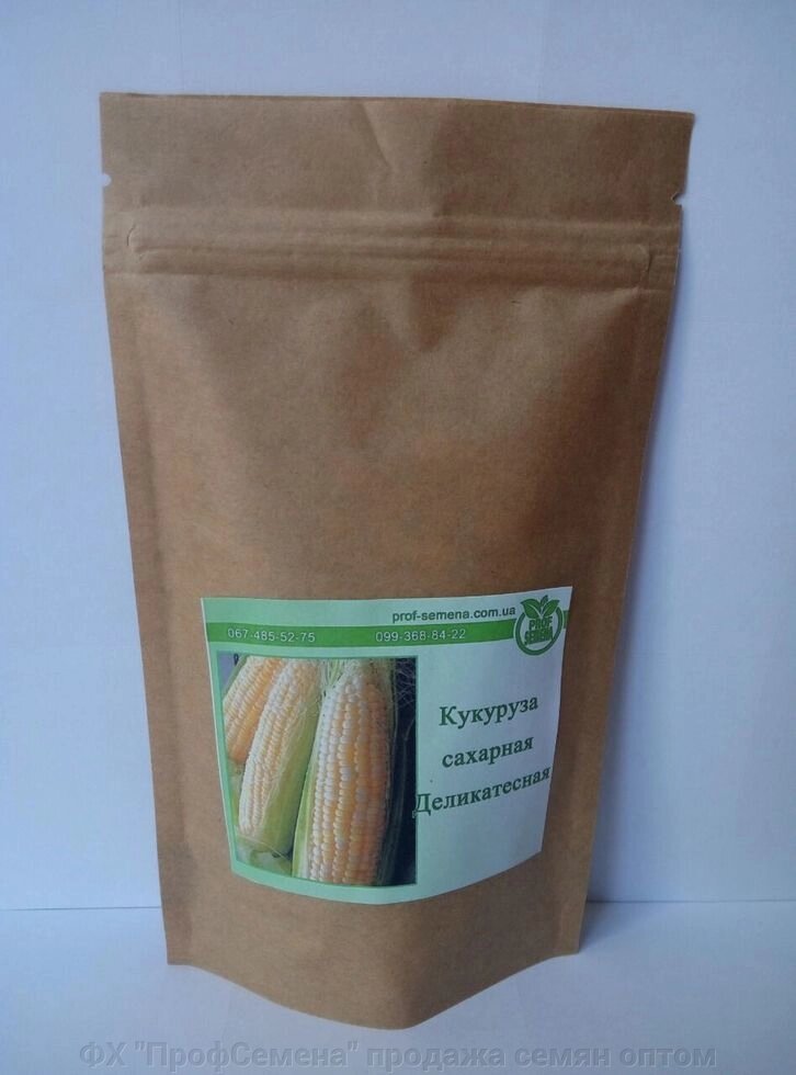 Насіння кукурудзи цукрової Деликатесная 100г від компанії ФГ "ПрофСемена" - фото 1